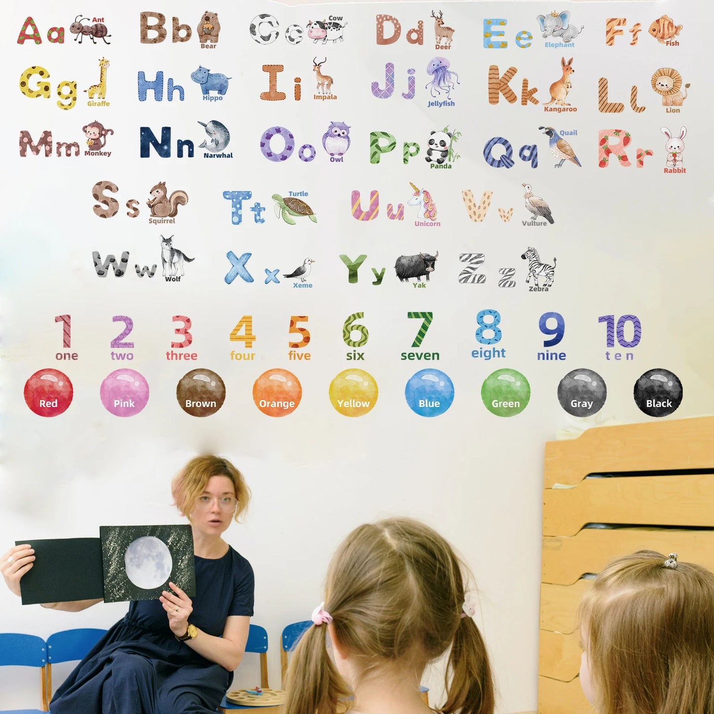 Alphabet Animals Wall Decal