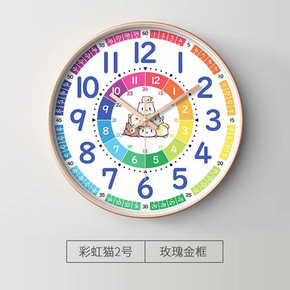 Kids Educational Wall Clock 