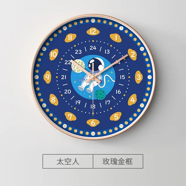 Kids Educational Wall Clock 