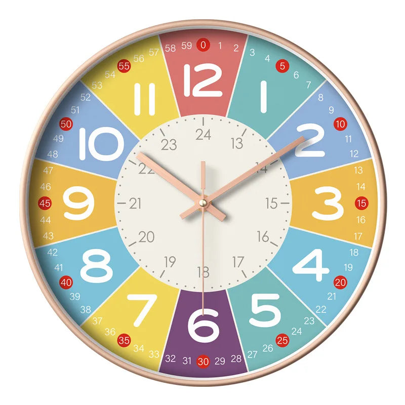 Kids Educational Wall Clock 