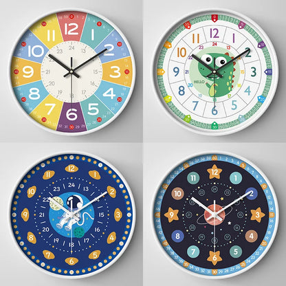 Kids Educational Wall Clock 