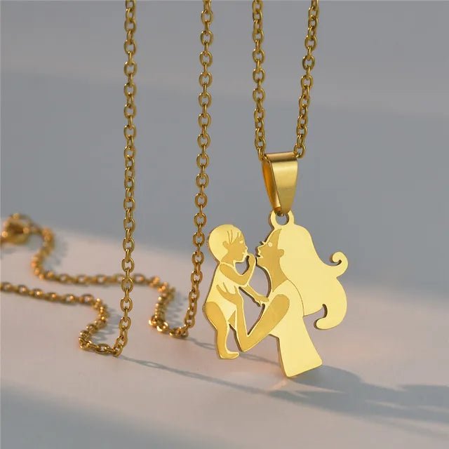 Symbolic Love: The Mother and Child Family Necklace - Gift Ideas 4 You