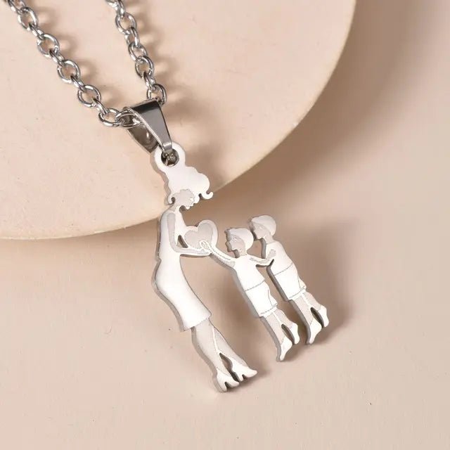 Symbolic Love: The Mother and Child Family Necklace - Gift Ideas 4 You