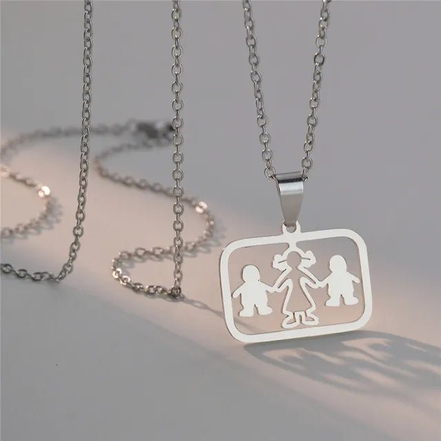 Symbolic Love: The Mother and Child Family Necklace - Gift Ideas 4 You