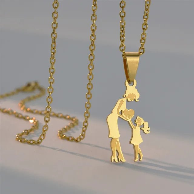 Symbolic Love: The Mother and Child Family Necklace - Gift Ideas 4 You