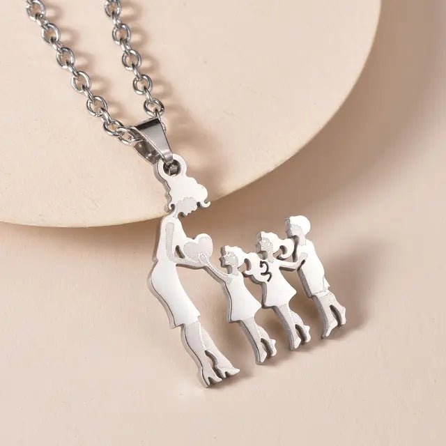 Symbolic Love: The Mother and Child Family Necklace - Gift Ideas 4 You