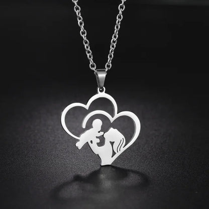 Symbolic Love: The Mother and Child Family Necklace - Gift Ideas 4 You