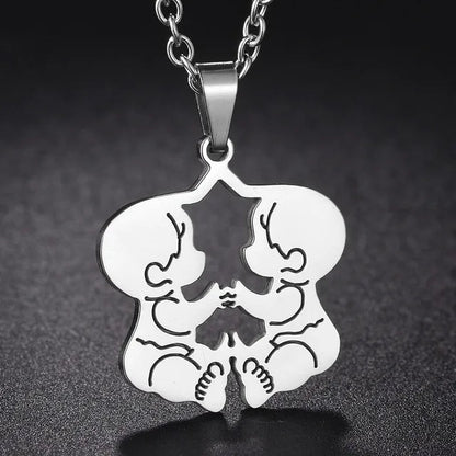 Symbolic Love: The Mother and Child Family Necklace - Gift Ideas 4 You