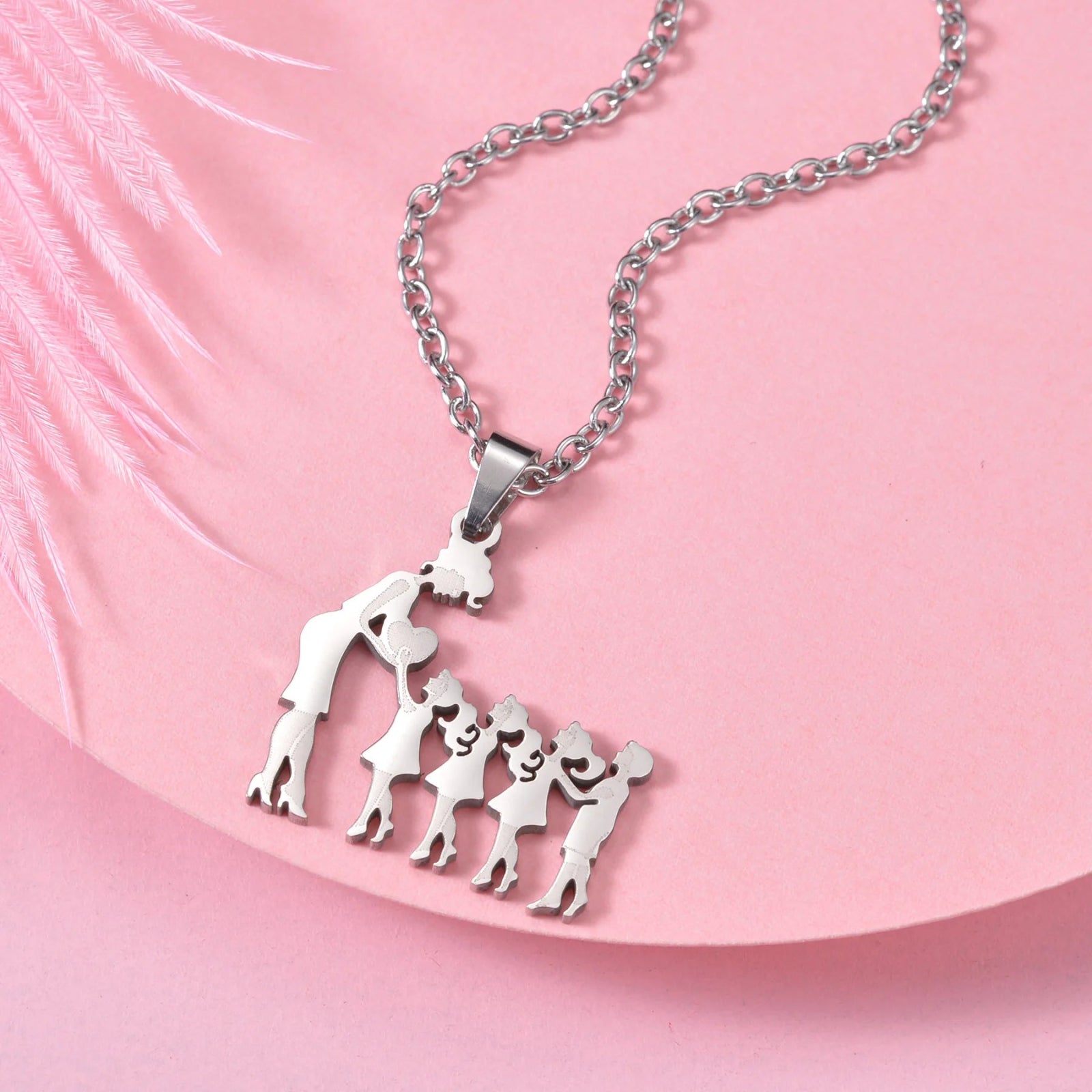 Symbolic Love: The Mother and Child Family Necklace - Gift Ideas 4 You