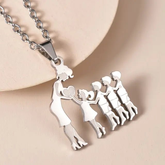 Symbolic Love: The Mother and Child Family Necklace - Gift Ideas 4 You