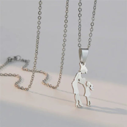 Symbolic Love: The Mother and Child Family Necklace - Gift Ideas 4 You