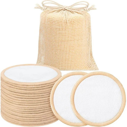 100% Reusable Makeup Remover Pads with Laundry Bag - Gift Ideas 4 You