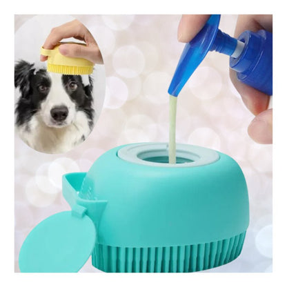 2 in 1 Shampoo Dispenser and Massage Pet Grooming Comb - Gift Ideas 4 You