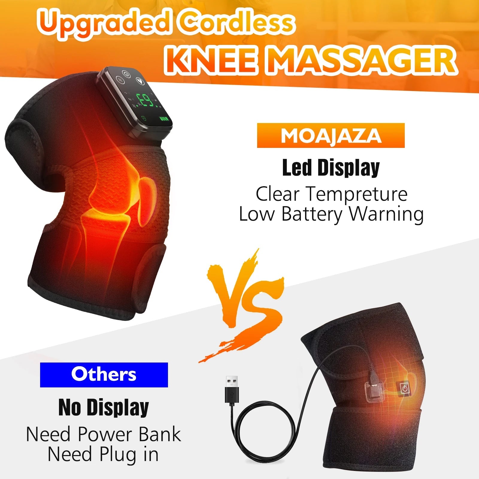 3In1 Electric Heating Knee Massager - Gift Ideas 4 You