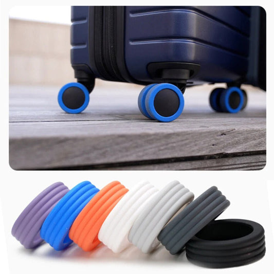 8 Piece Silicone Luggage Wheel Protectors - Gift Ideas 4 You