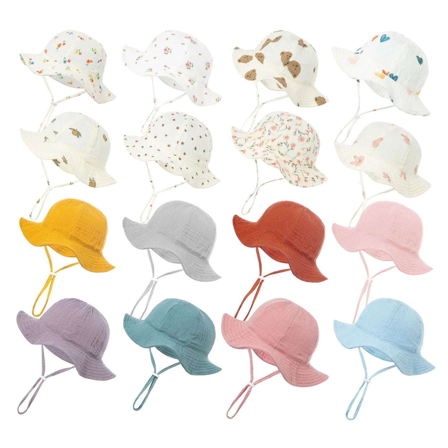 Baby Cotton Bucket Hat 3-12 Months - Gift Ideas 4 You