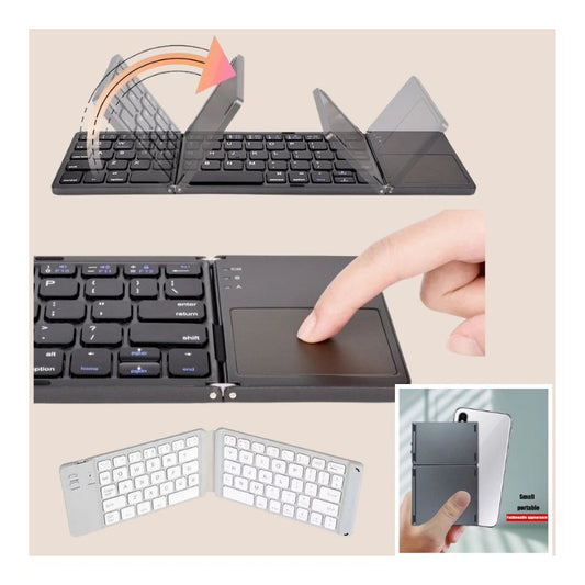 Bluetooth Wireless Folding Keyboard - Gift Ideas 4 You