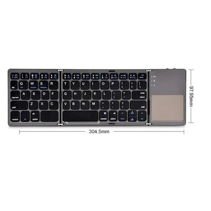 Bluetooth Wireless Folding Keyboard - Gift Ideas 4 You