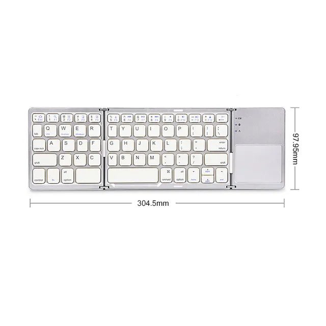 Bluetooth Wireless Folding Keyboard - Gift Ideas 4 You