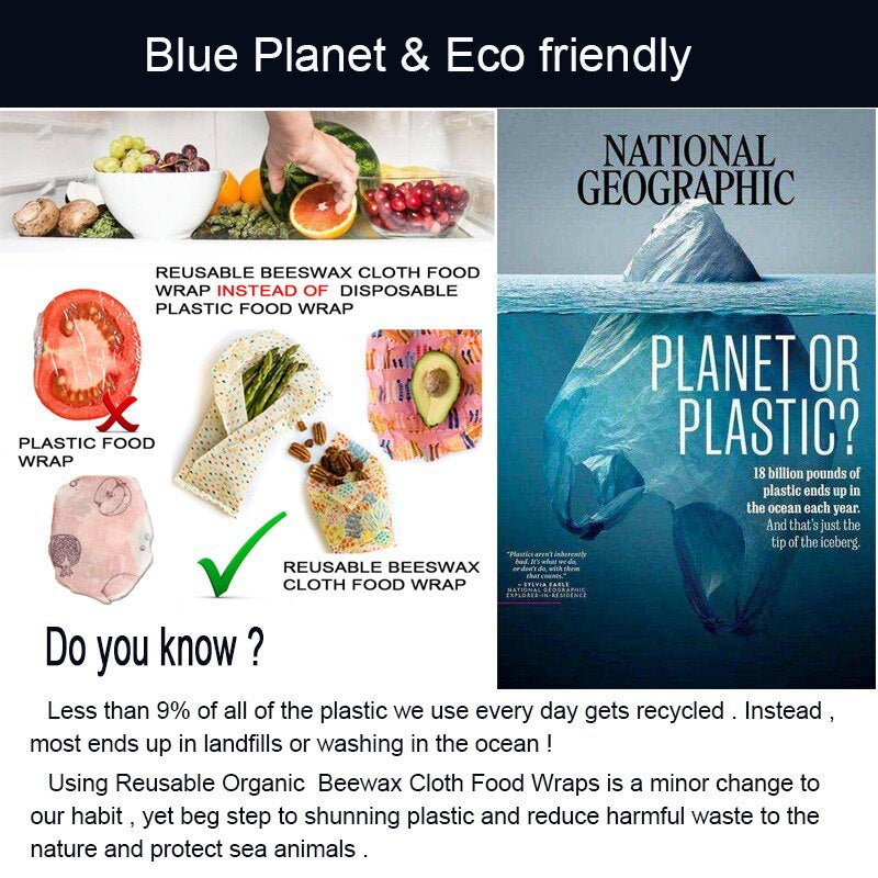 Eco Friendly Reusable Food Wraps - Gift Ideas 4 You