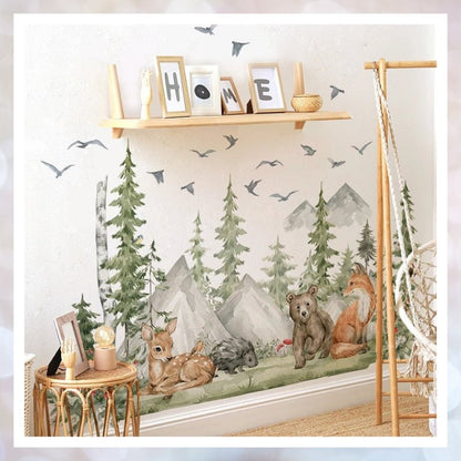 Forest Animal Wall Stickers - Gift Ideas 4 You