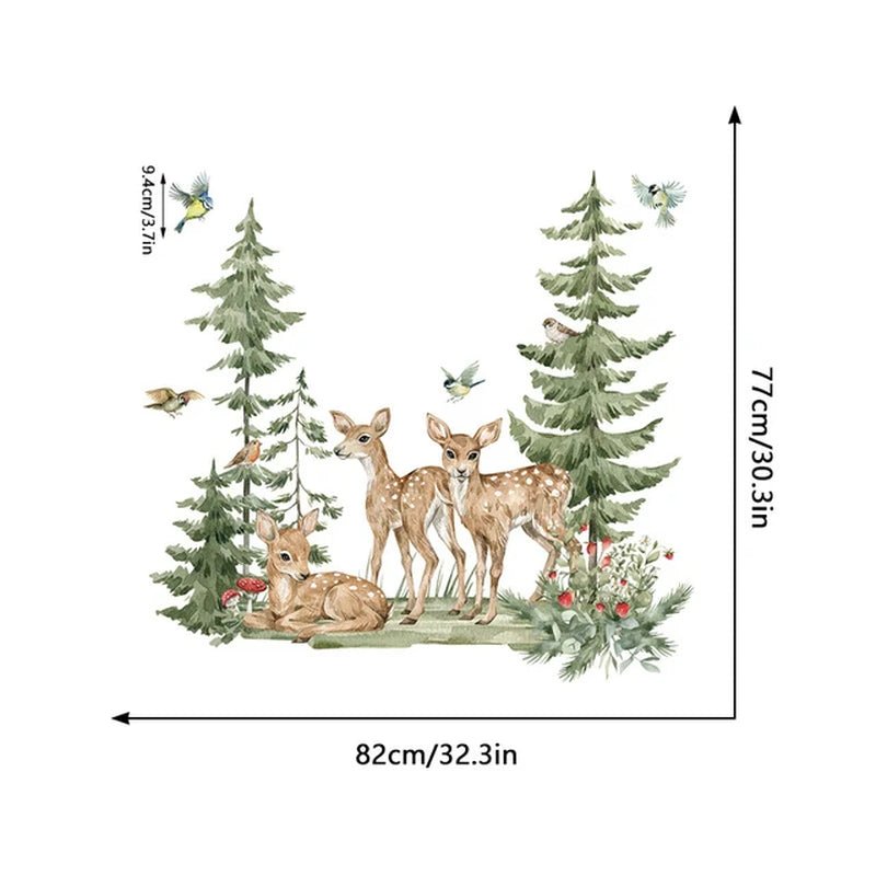 Forest Animal Wall Stickers - Gift Ideas 4 You