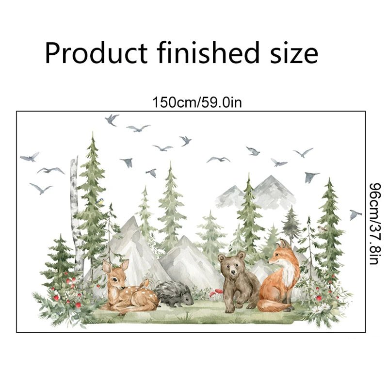 Forest Animal Wall Stickers - Gift Ideas 4 You