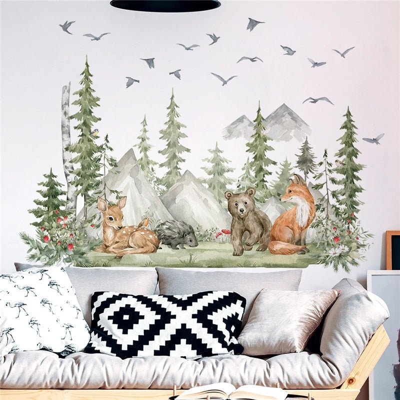 Forest Animal Wall Stickers - Gift Ideas 4 You