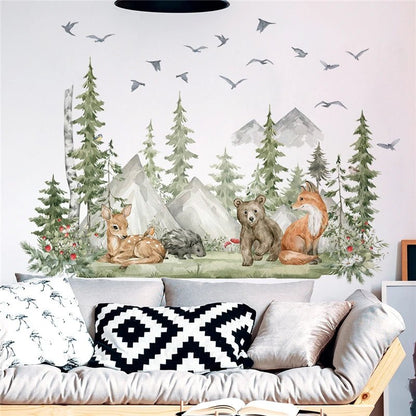 Forest Animal Wall Stickers - Gift Ideas 4 You