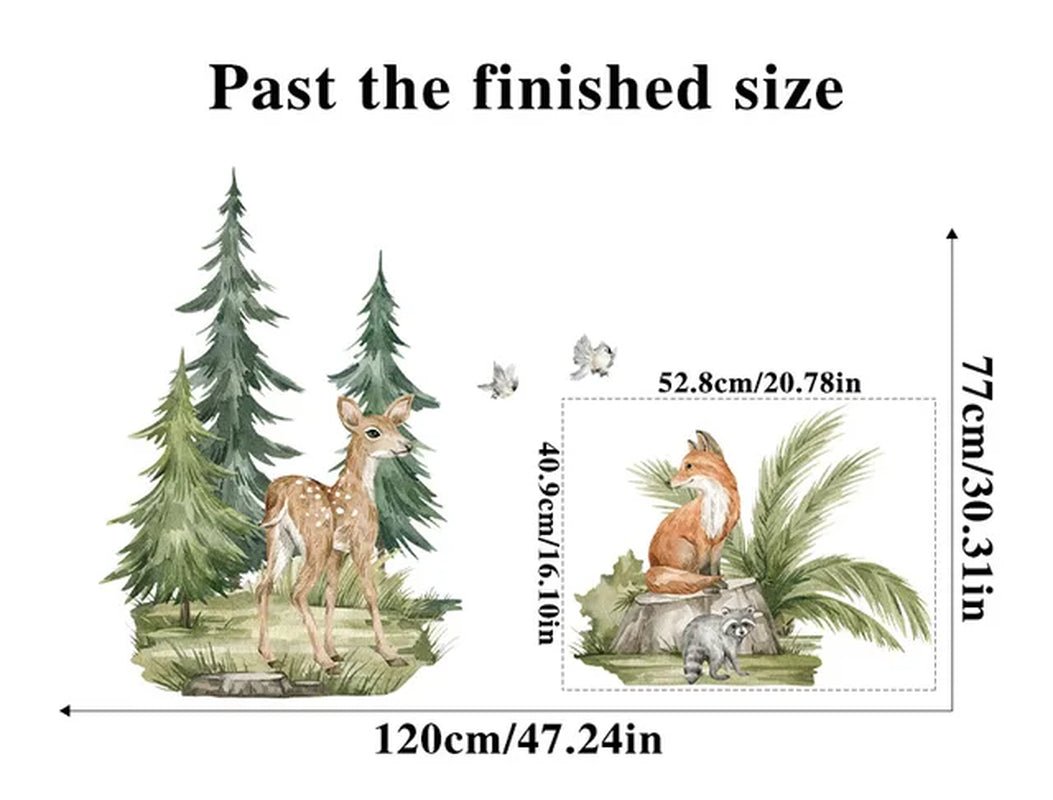 Forest Animal Wall Stickers - Gift Ideas 4 You