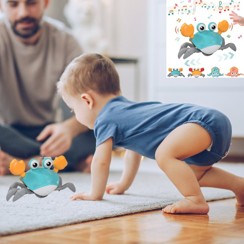 Kids Musical Crawling Crab Sensory Toy - Gift Ideas 4 You