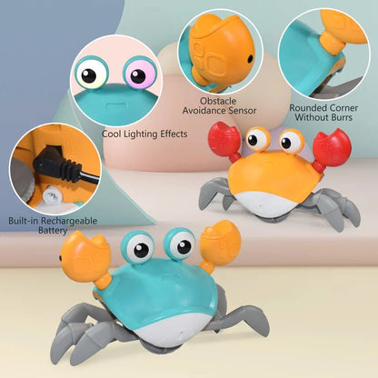 Kids Musical Crawling Crab Sensory Toy - Gift Ideas 4 You