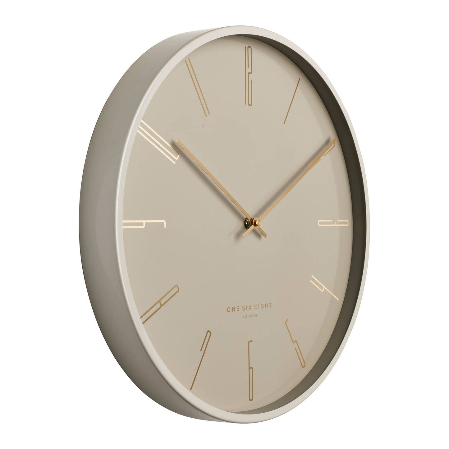 Maya 40cm Grey Silent Wall Clock - Gift Ideas 4 You