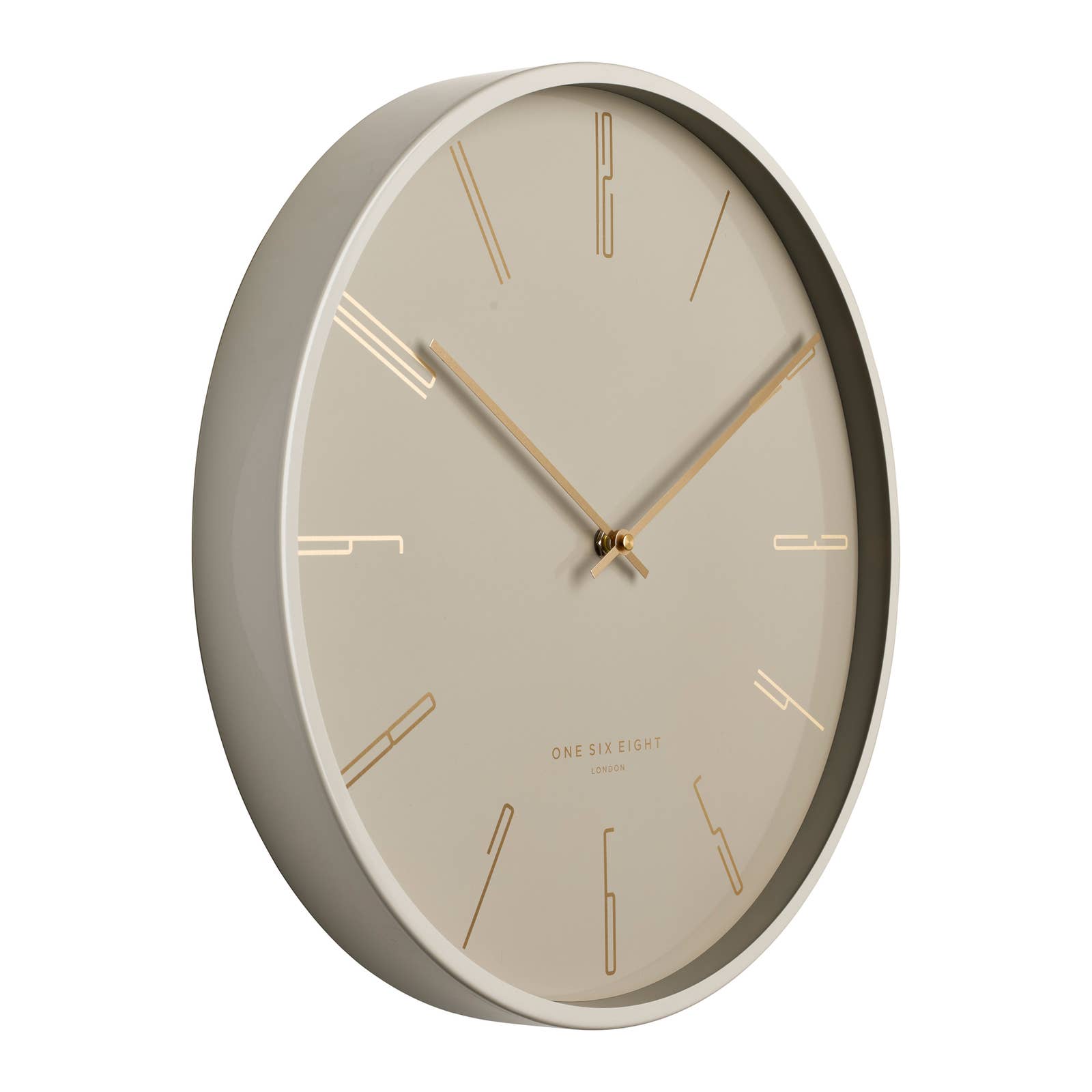 Maya 40cm Grey Silent Wall Clock - Gift Ideas 4 You