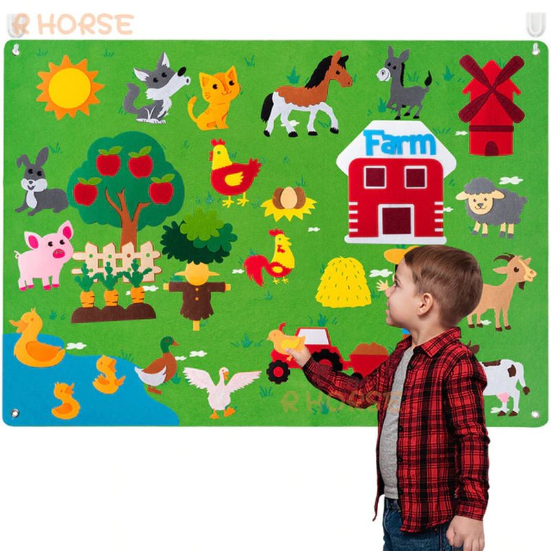 Montessori Felt Board Stories Set - Gift Ideas 4 You