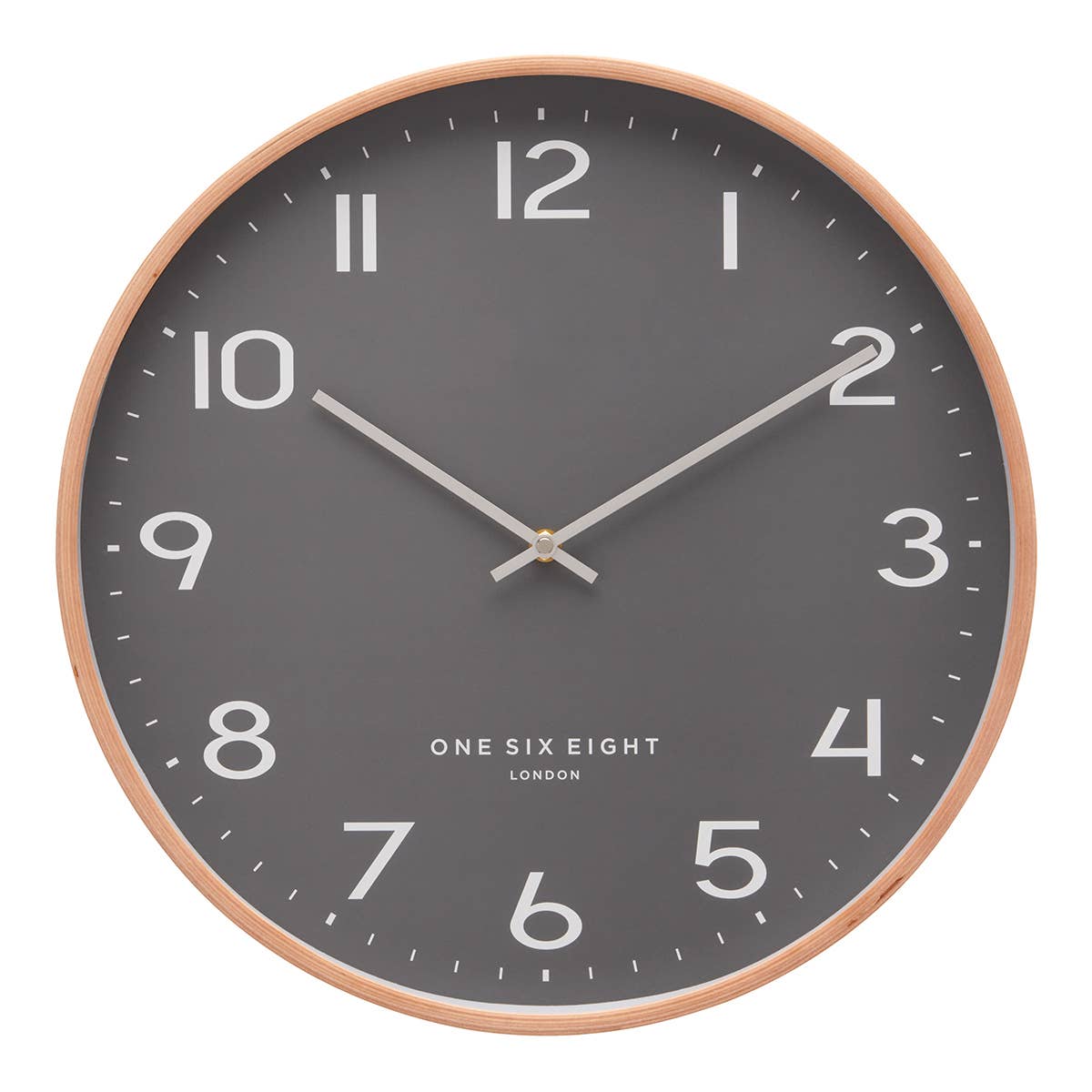 OLIVIA Grey 41cm Wall Clock - Gift Ideas 4 You