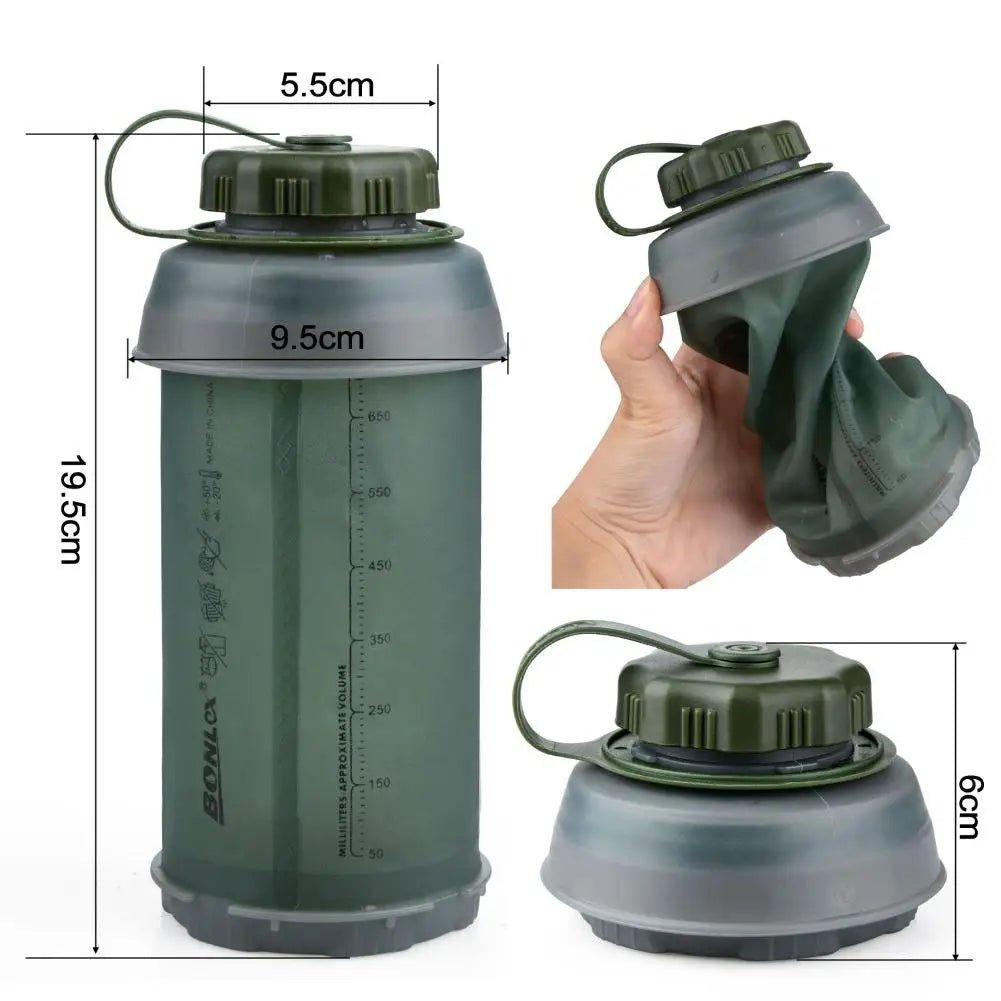 Outdoor Collapsible Water Bottle 750ML - Gift Ideas 4 You