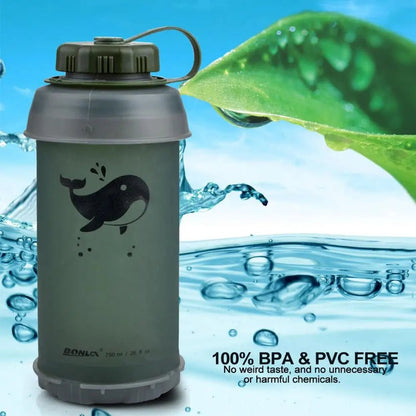 Outdoor Collapsible Water Bottle 750ML - Gift Ideas 4 You