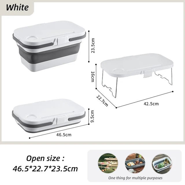 Outdoor Folding Storage Box with In-Built Table - Gift Ideas 4 You