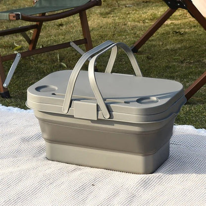 Outdoor Folding Storage Box with In-Built Table - Gift Ideas 4 You