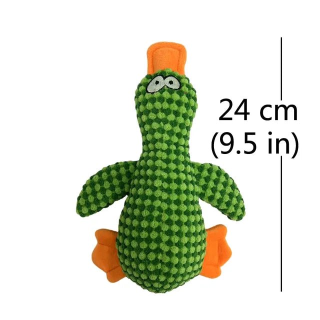 Plush Pet Squeaky Toy - Duck - Gift Ideas 4 You