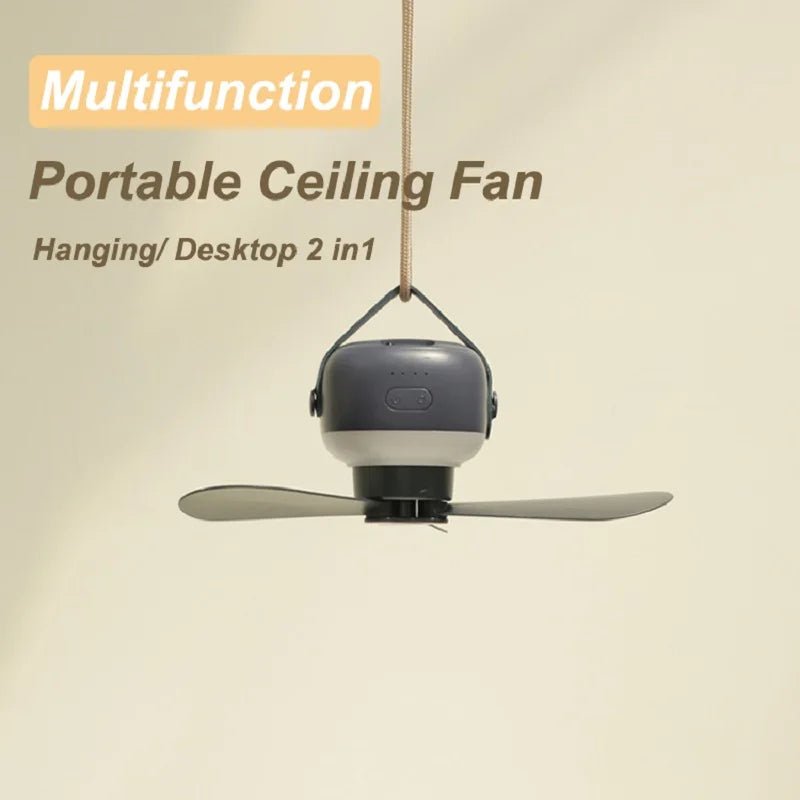 Portable Mini Ceiling Fan with LED Light - Gift Ideas 4 You