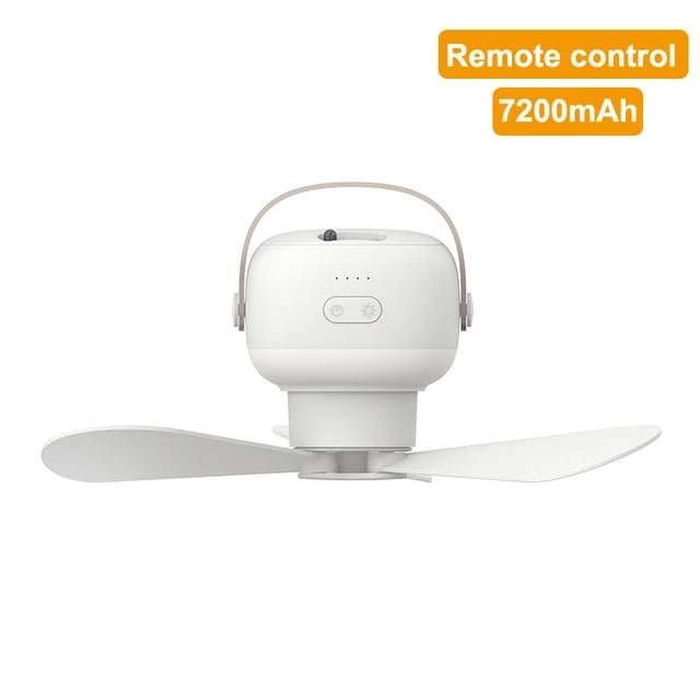 Portable Mini Ceiling Fan with LED Light - Gift Ideas 4 You