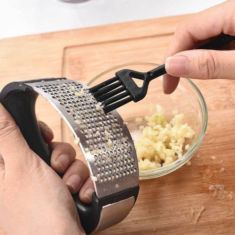 Stainless Steel Garlic Press - Gift Ideas 4 You