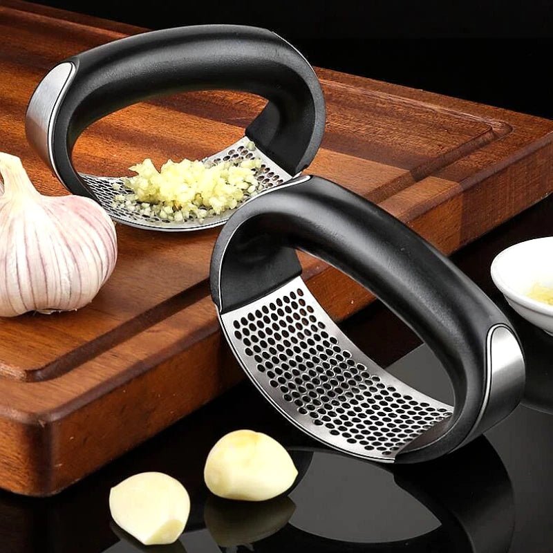 Stainless Steel Garlic Press - Gift Ideas 4 You