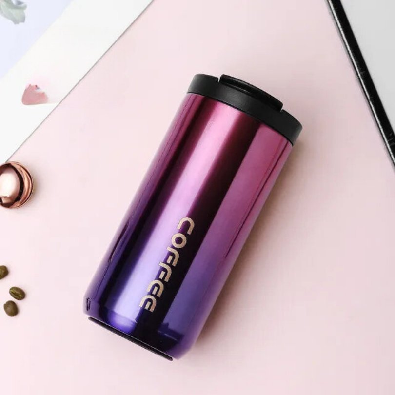 Stainless Steel Insulated Coffee Mug 400mL - Gift Ideas 4 You