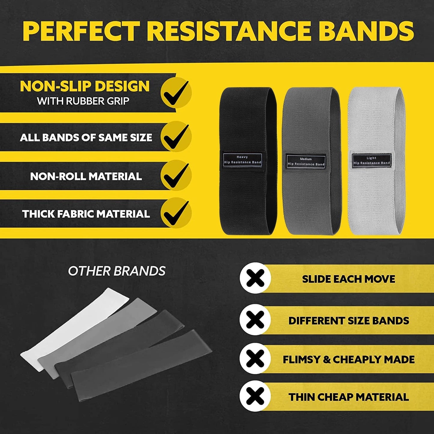 Strength & Resistance Hip Booty Bands - Gift Ideas 4 You