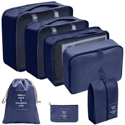 Travel Organizer Packing Cubes - 7/10 Pcs Set - Gift Ideas 4 You