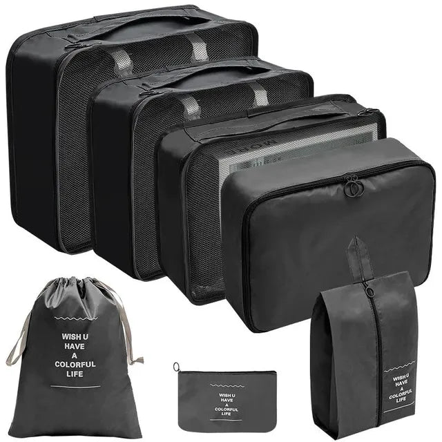 Travel Organizer Packing Cubes - 7/10 Pcs Set - Gift Ideas 4 You