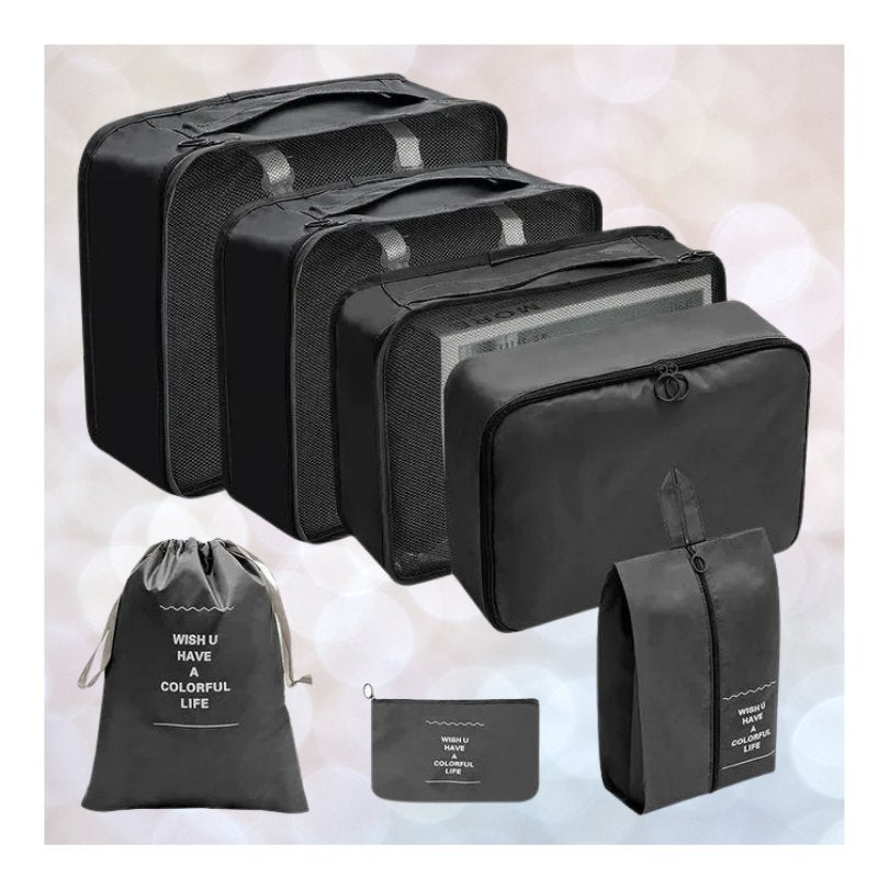 Travel Organizer Packing Cubes - 7/10 Pcs Set - Gift Ideas 4 You